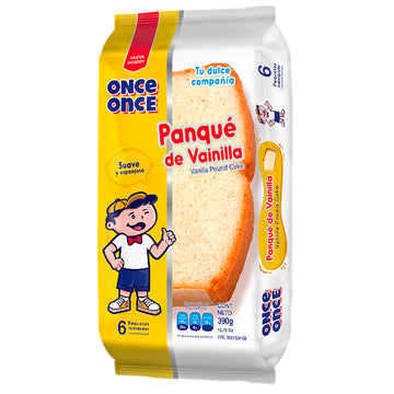Panqué Once Once Vainilla (6 Unidades)