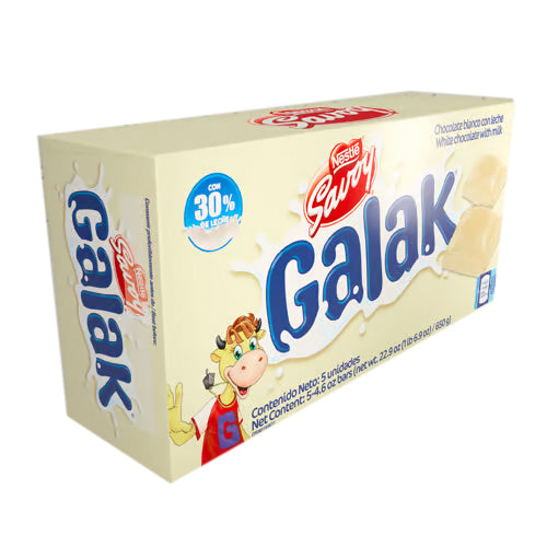Savoy Galac Chocolate Blanco (5 Unidades)