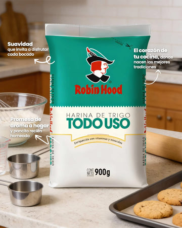 Harina de Trigo Robin Hood (1Kg) Todo Uso